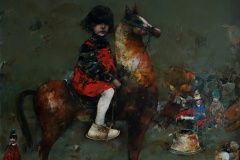 Halina Tymusz "Dziewczynka na koniu"