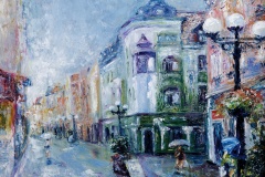 Alena Teicherová "Ulica w daźdi"