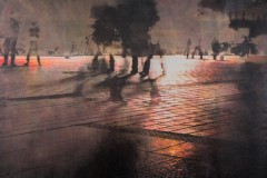 Barbara Kasperczyk Z cyklu "Przestrzeń w grafice" - "Tłum Kraków"