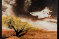 Ryszard Patzer "Krajobraz z drzewem"